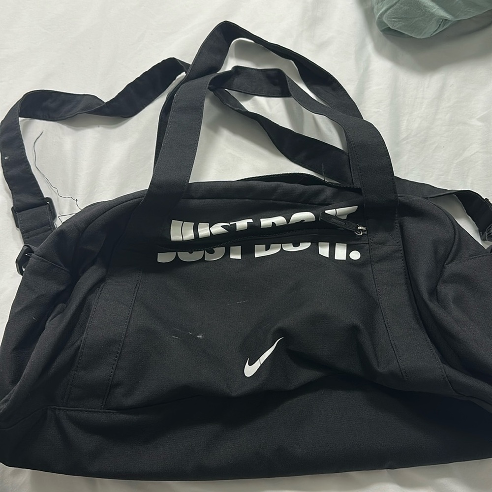Used Nike Black duffle bag